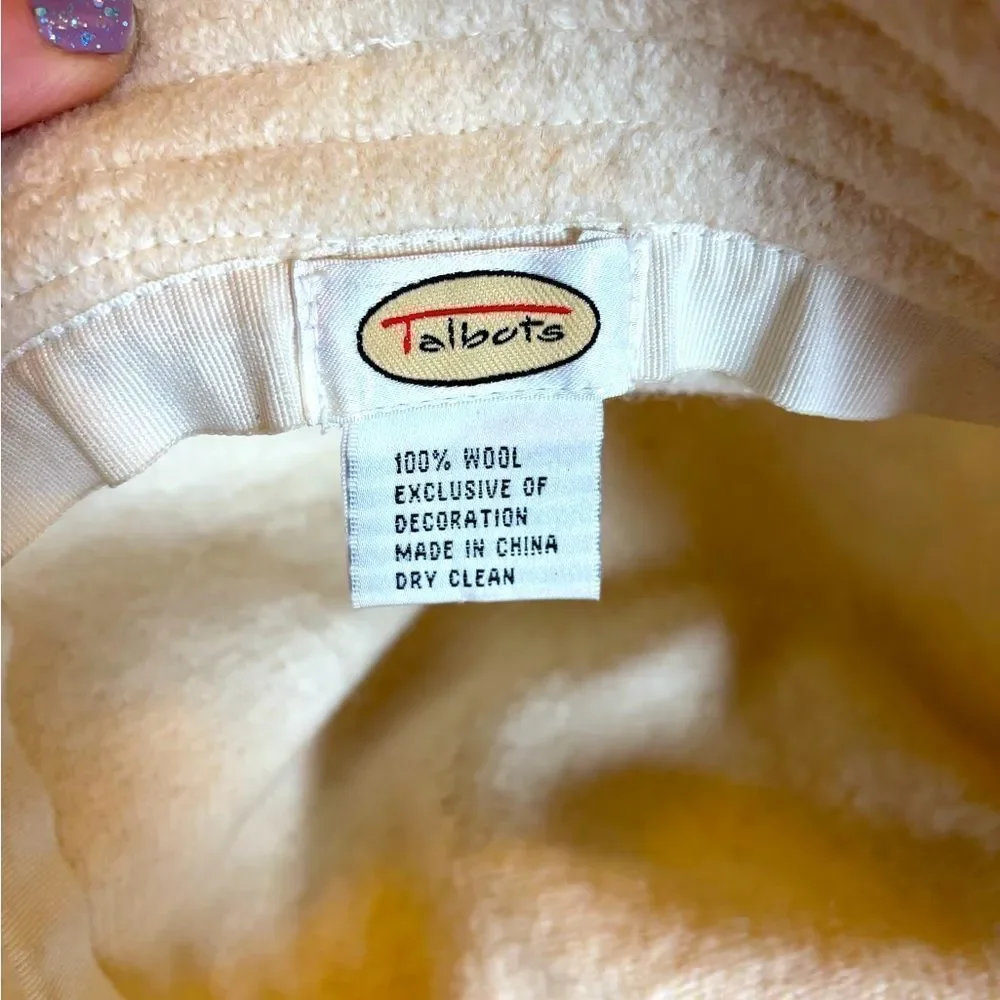 Cream Bucket Hat by Talbots
